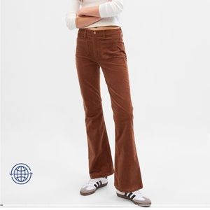 Gap High Rise Corduroy '70s Flare Pants